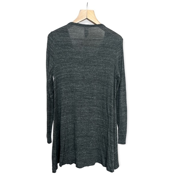 NWT Jag Poppy Tunic Soft Heathered Grey Long Sleeve Wrap Dress, Size Small - Picture 2 of 9